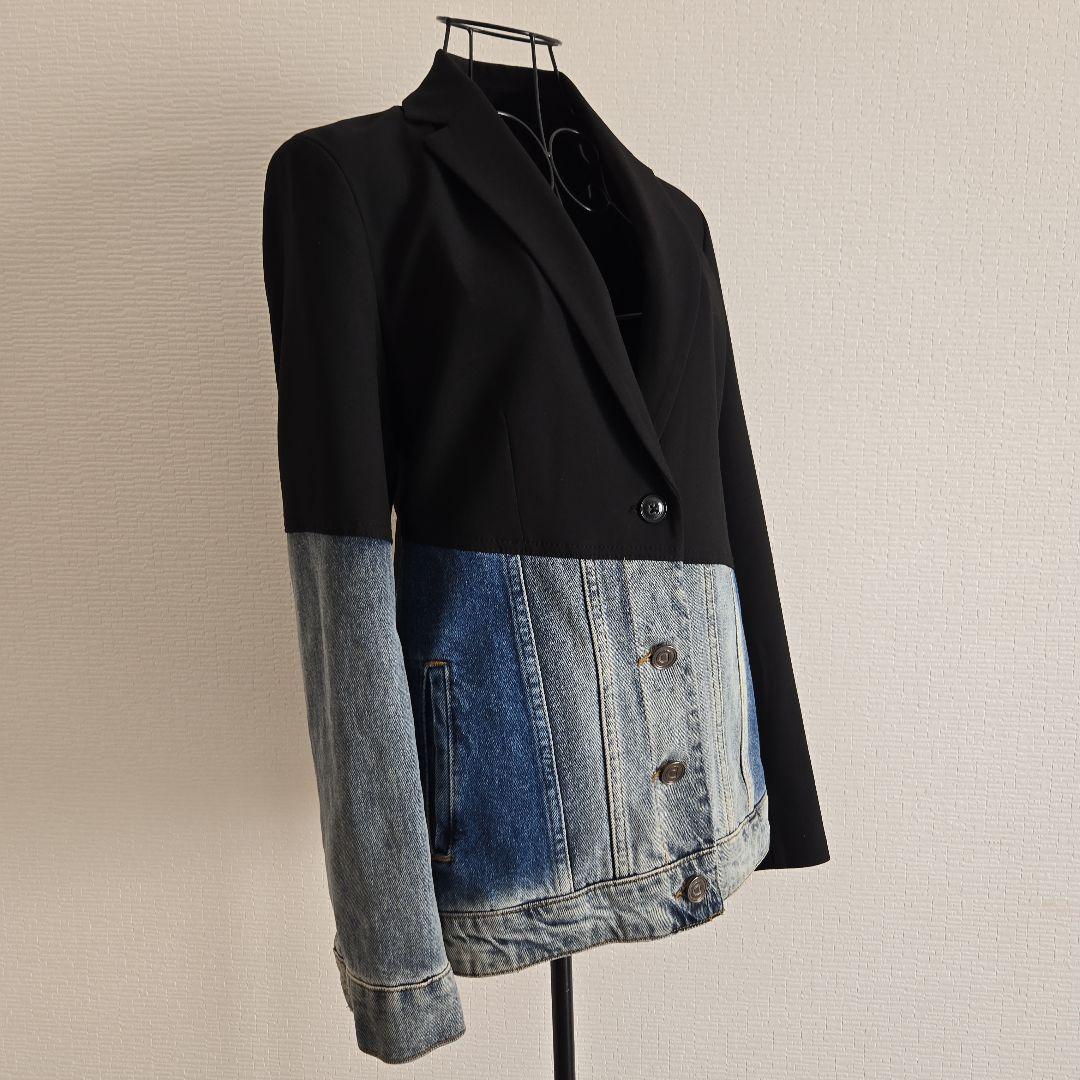 デシグアル Desigual レディースジャケット デニム×黒無地
