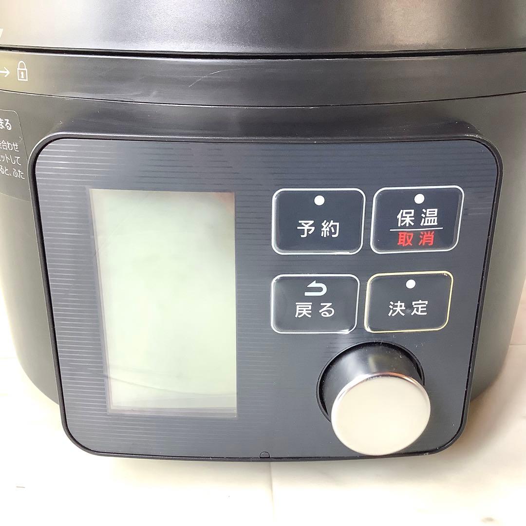 【未使用・美品】アイリスオーヤマ 電気圧力鍋 PMPC-MA2-B 付属品完備