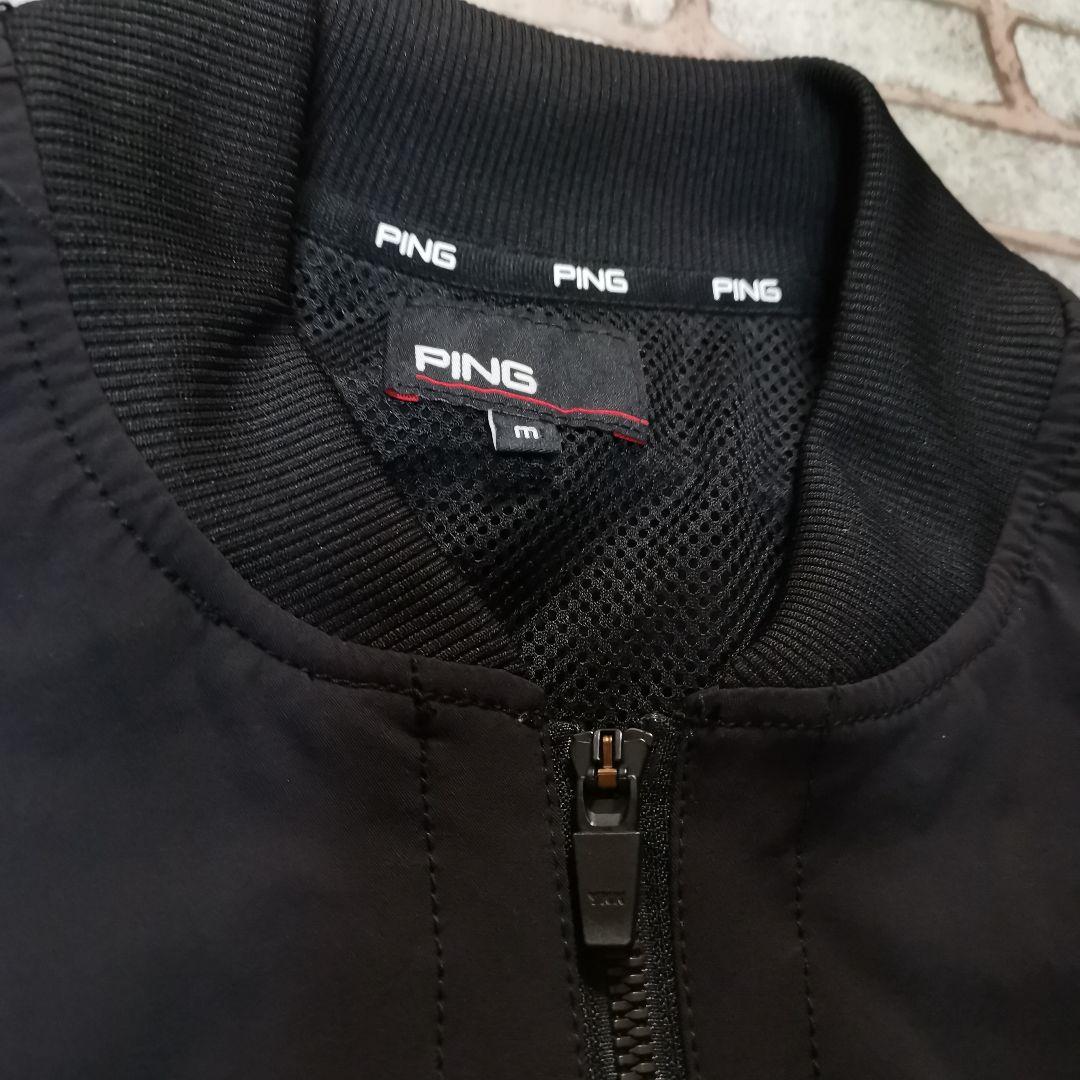 PING ピン ブルゾン ゴルフウェア MA1 ナイロンジャケット コーデュラ