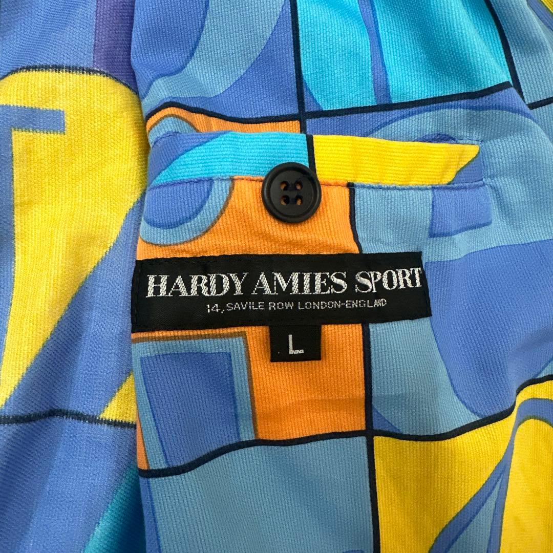 値下げ ハーディエイミス HARDY AMIES 総柄 ジャケット ジャンパー