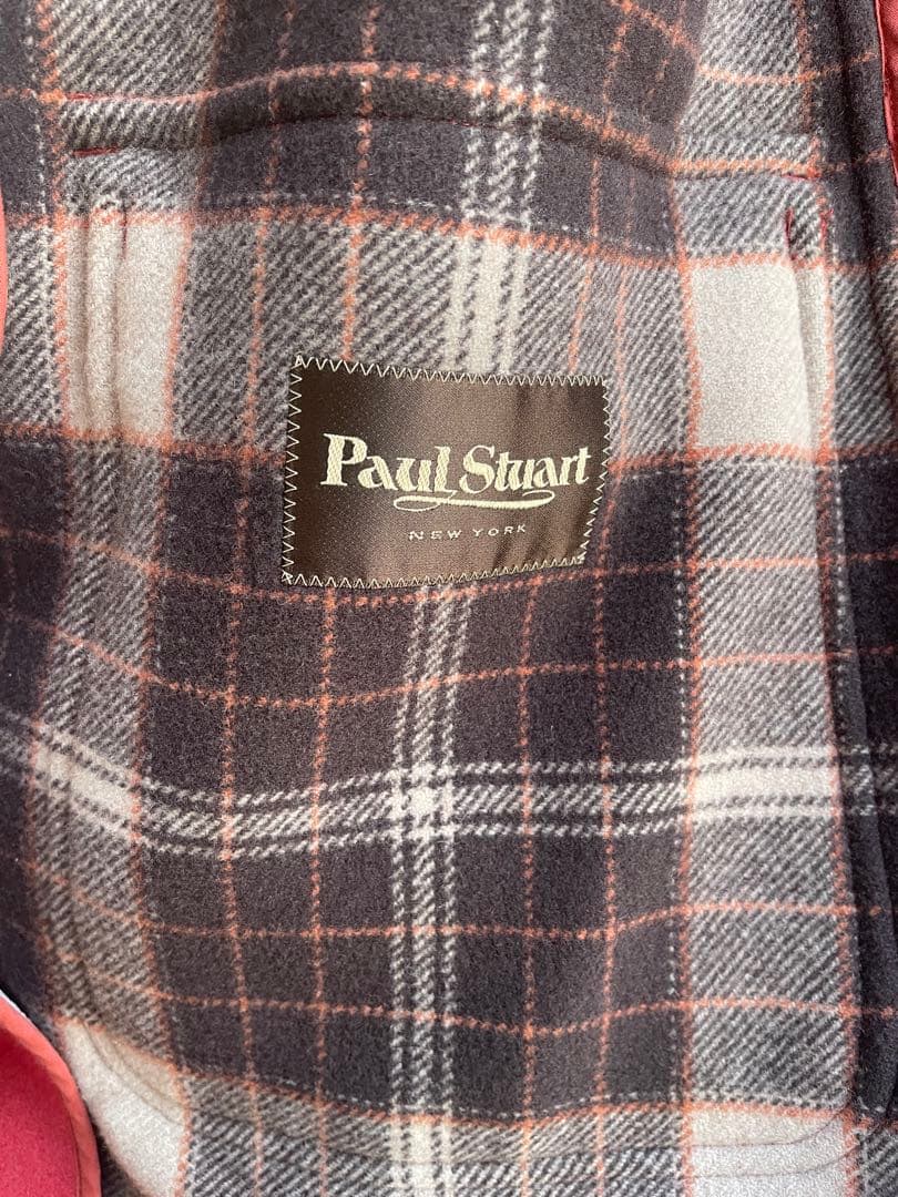 Paul Stuart ダッフルコート 赤 L ウール100%