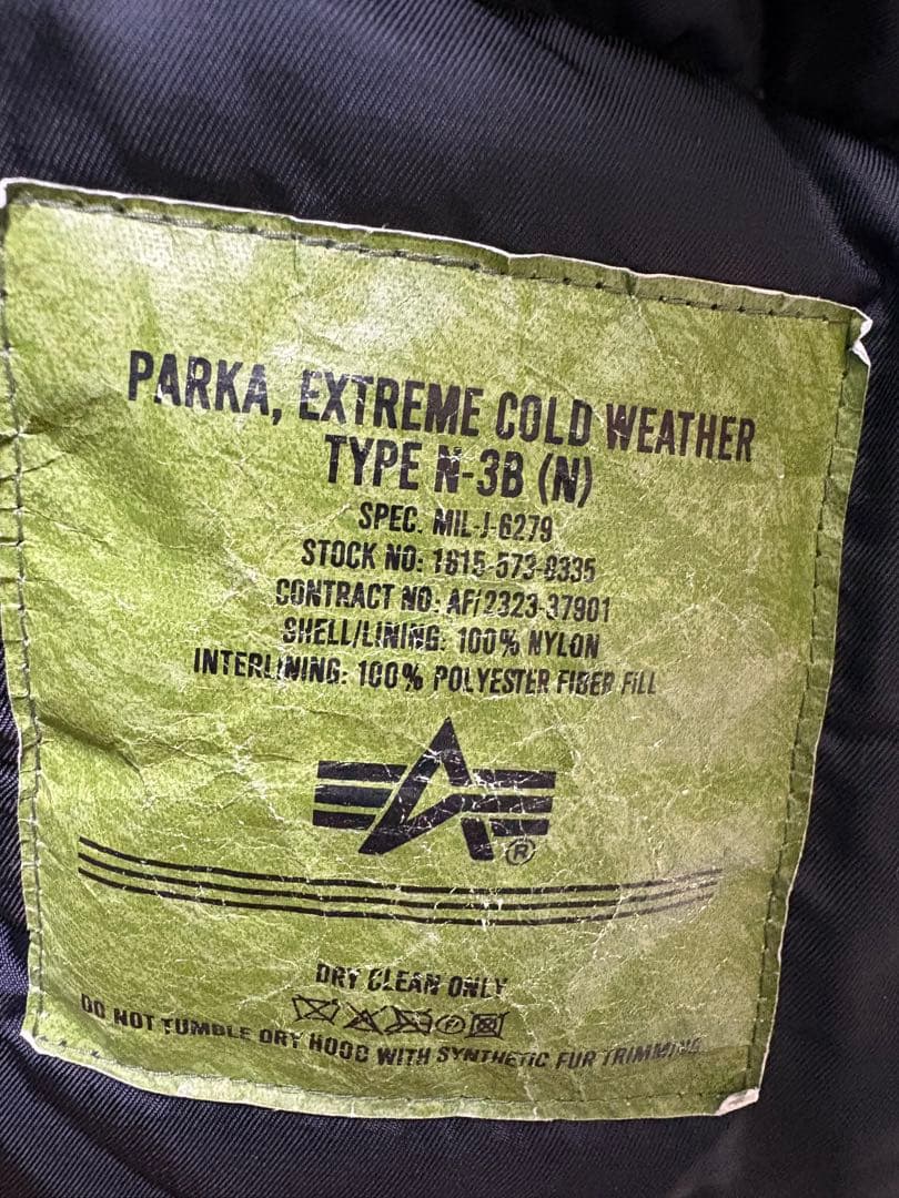 お値引き中❕Alpha Industries ブラック モッズコート XL
