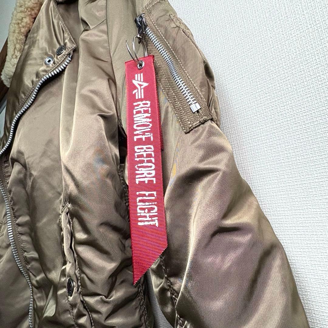 【美品】ALPHA★B-15 モッド　ボンバージャケット　ロングスリーブ　短丈