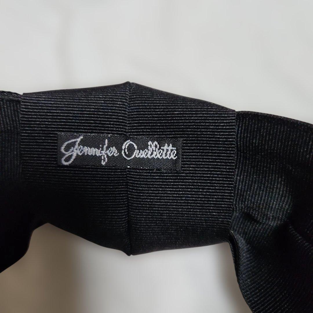 Jennifer Ouellette トップノットヘッドバンド ブラック