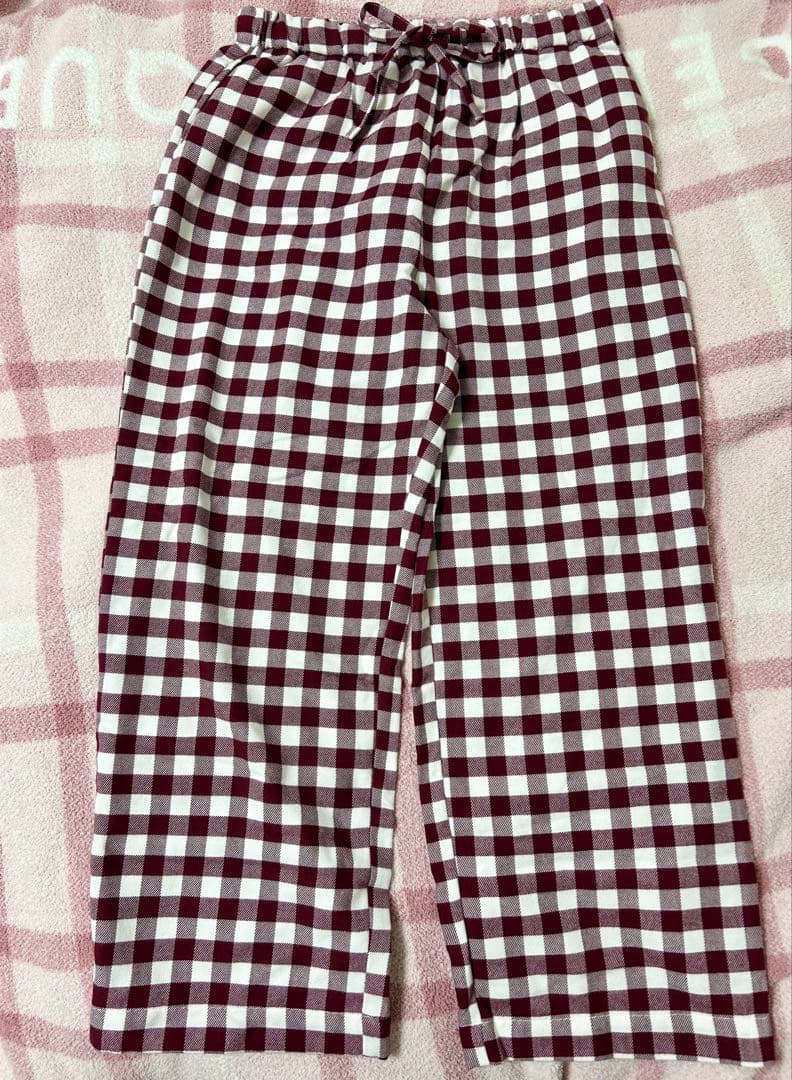 希少品✨ Holiday♡gelatopiqueギンガムチェックネルロングパンツ