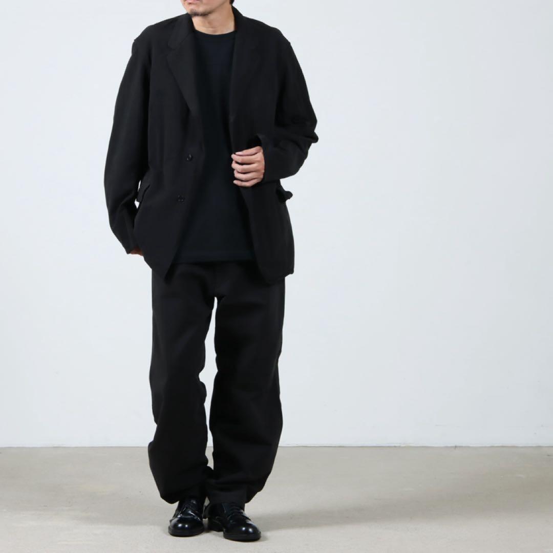 COMOLI 製品染 ジャケット パンツ セットアップ size2 ブラック