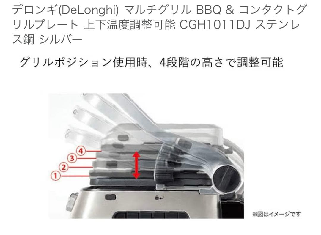【出品3/31まで】デロンギ マルチグリル BBQ＆コンタクトグリルプレート