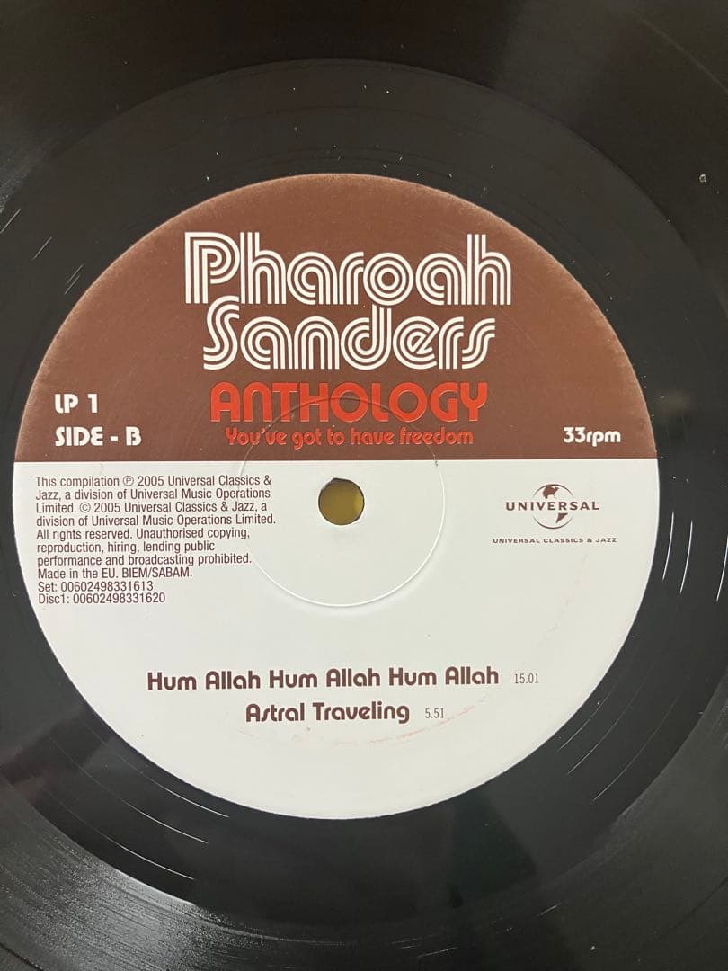 Pharoah Sanders / Anthology レコード