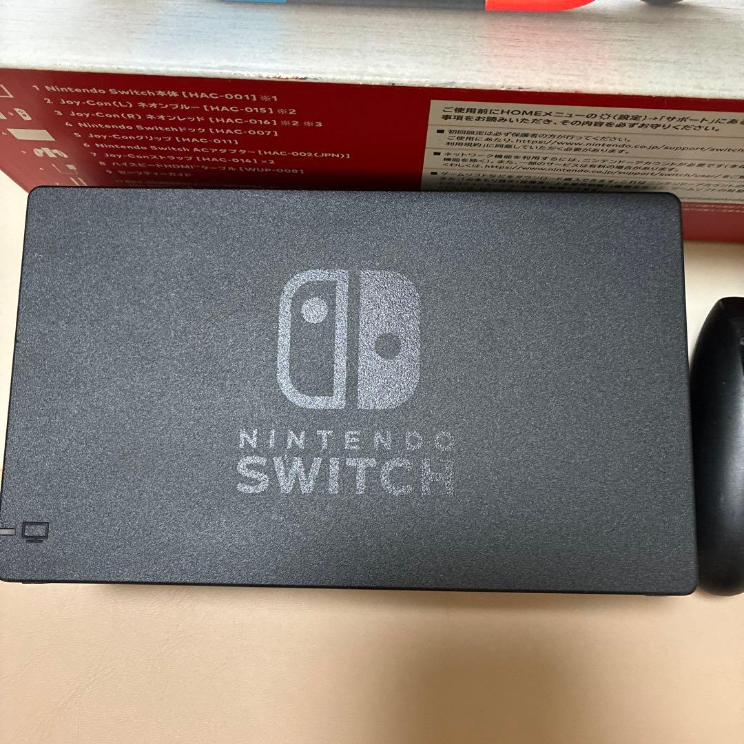 Nintendo Switch本体　箱・microSDカード付