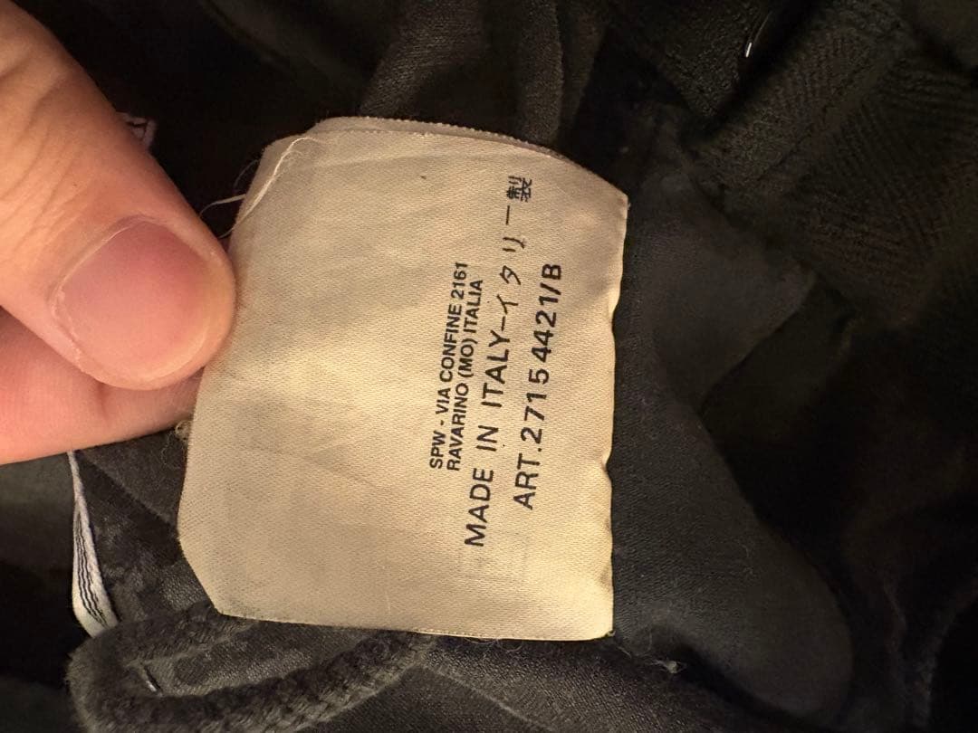 ジャケット・アウター stone  97aw raso gommato jacket