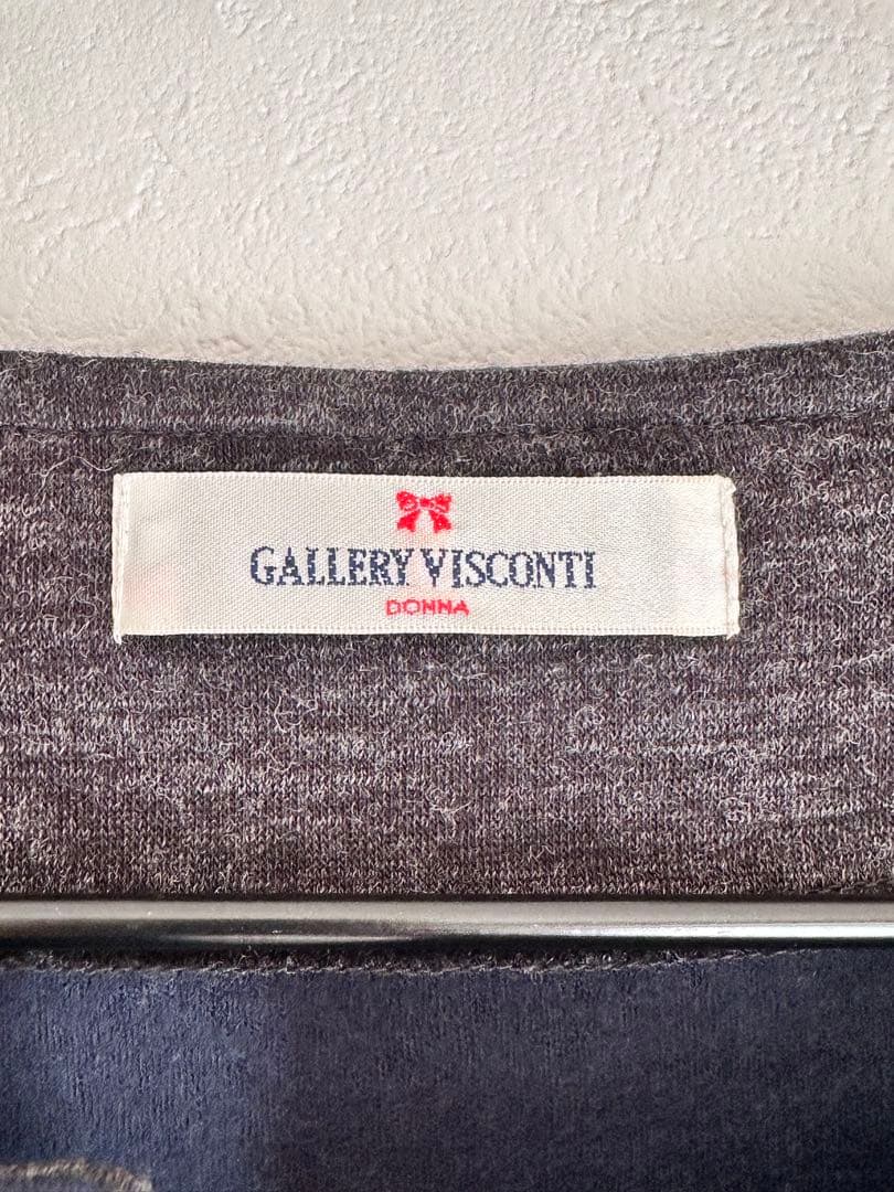 GALLERY VISCONTI ネイビー ワンピース