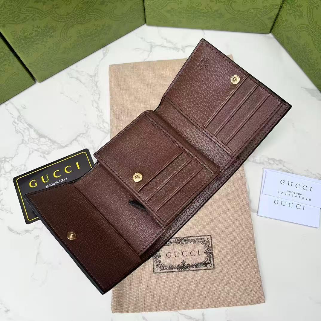 GUCCI GGモノグラム 二つ折り財布