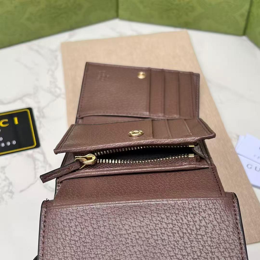 GUCCI GGモノグラム 二つ折り財布