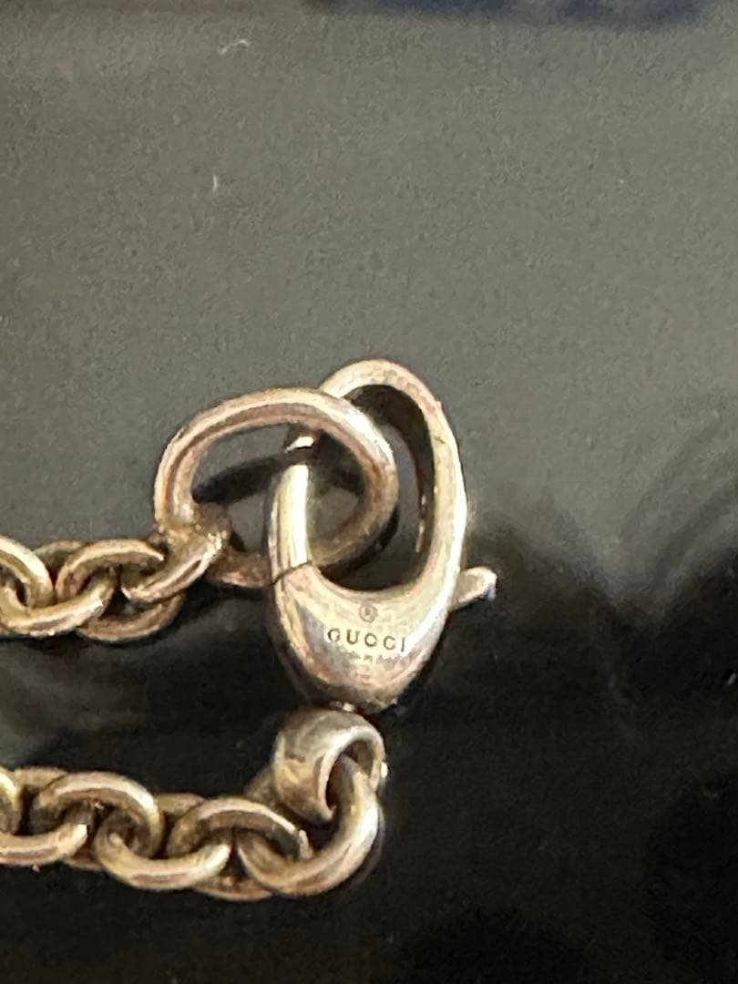 Gucci ネックレス　シルバー　ロゴ