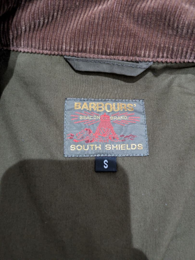 週末限定値下げ　Barbour ビデイル ナイロン ノンオイル コート