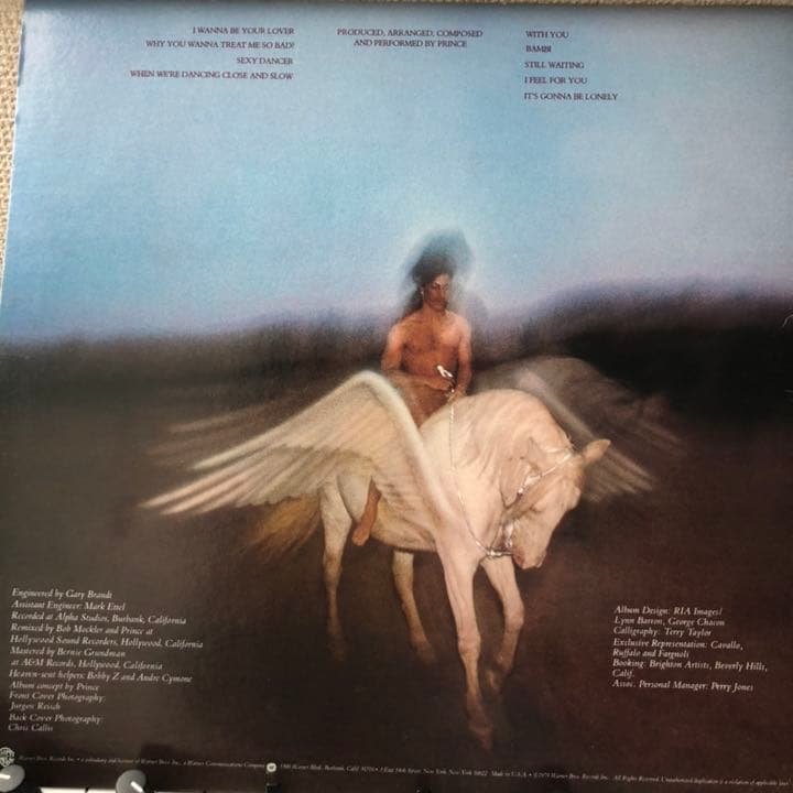 邦楽 prince LP  I Wanna Be Your Lover