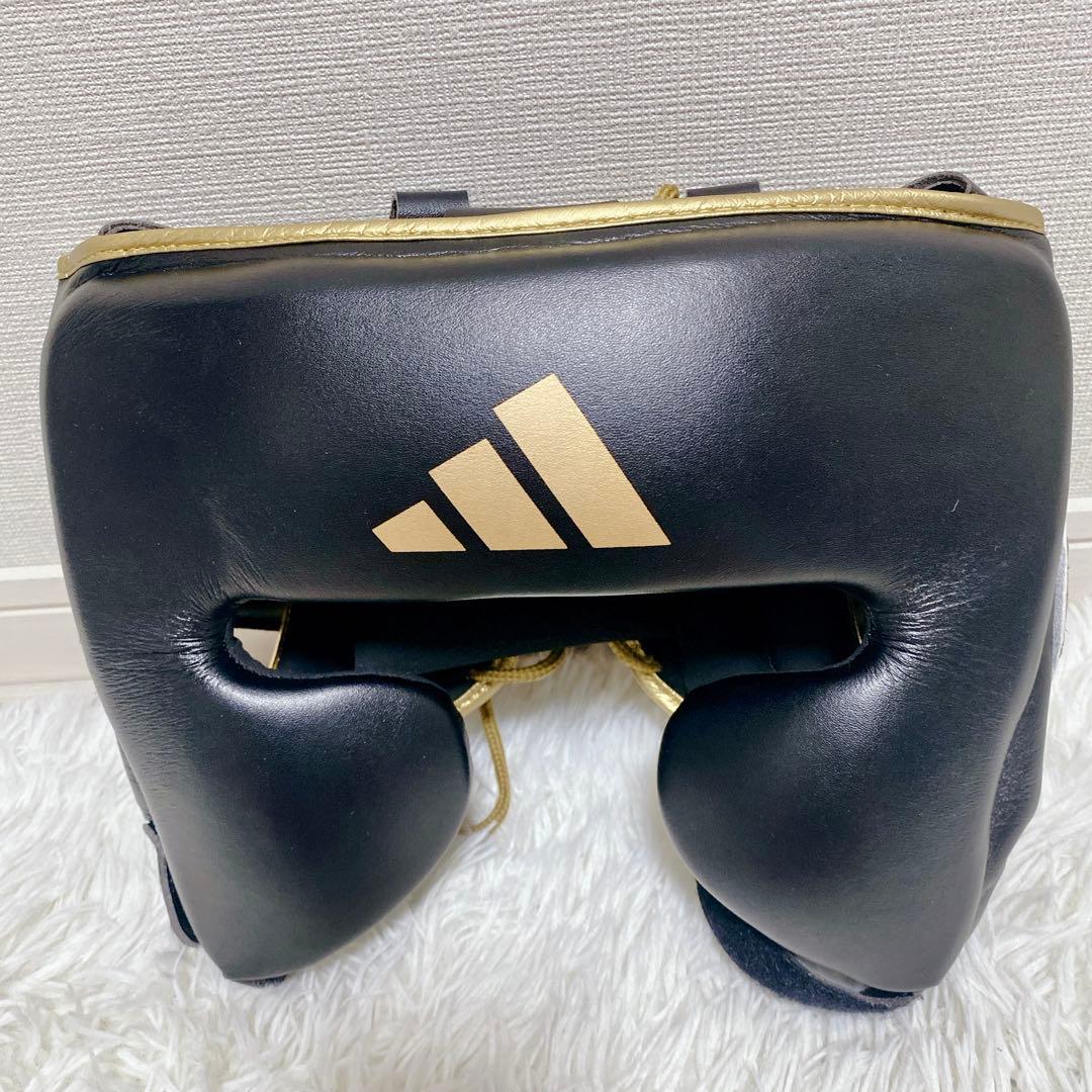 【使用頻度少】 adidas BODY MAKER 紐式 ヘッドギア セット