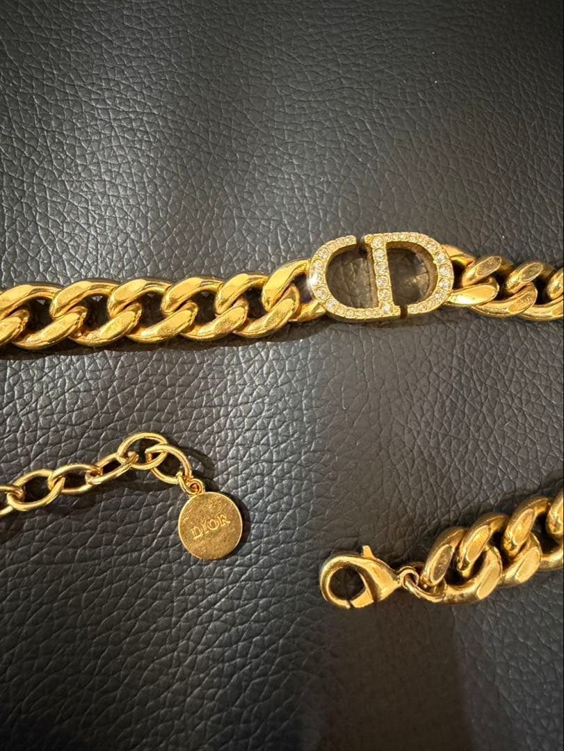 DIOR ディオール CDロゴ ネックレス ゴールド 正規品