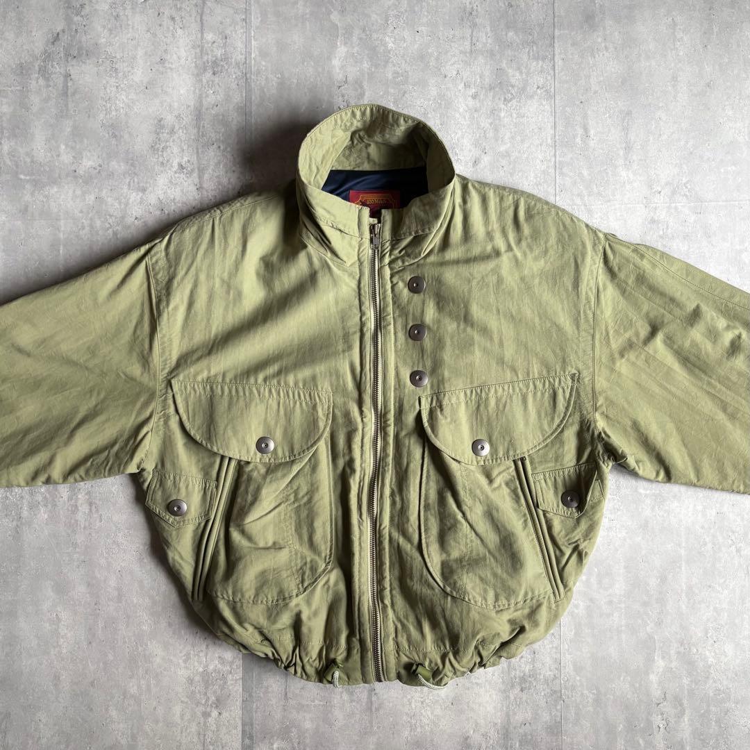 【90s vintage】ゴアテックス　ブルゾン　ギミックジャケット　短丈　古着