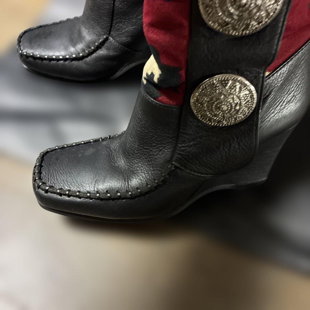 レア　ANNA SUI ヴィンテージ　ブーツ　厚底