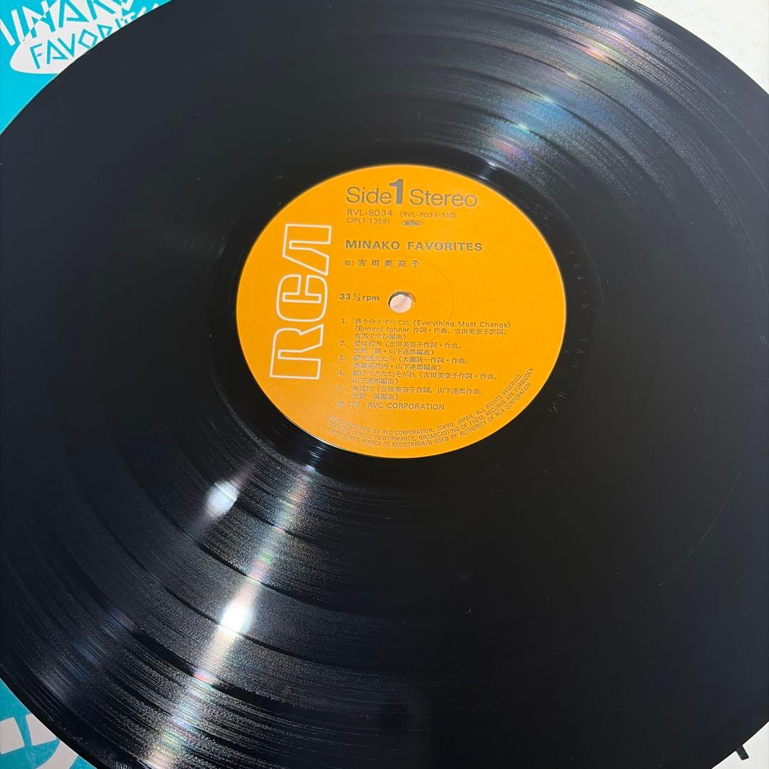 [レコード] 吉田美奈子　ミナコ　フェイバリッツ　LP
