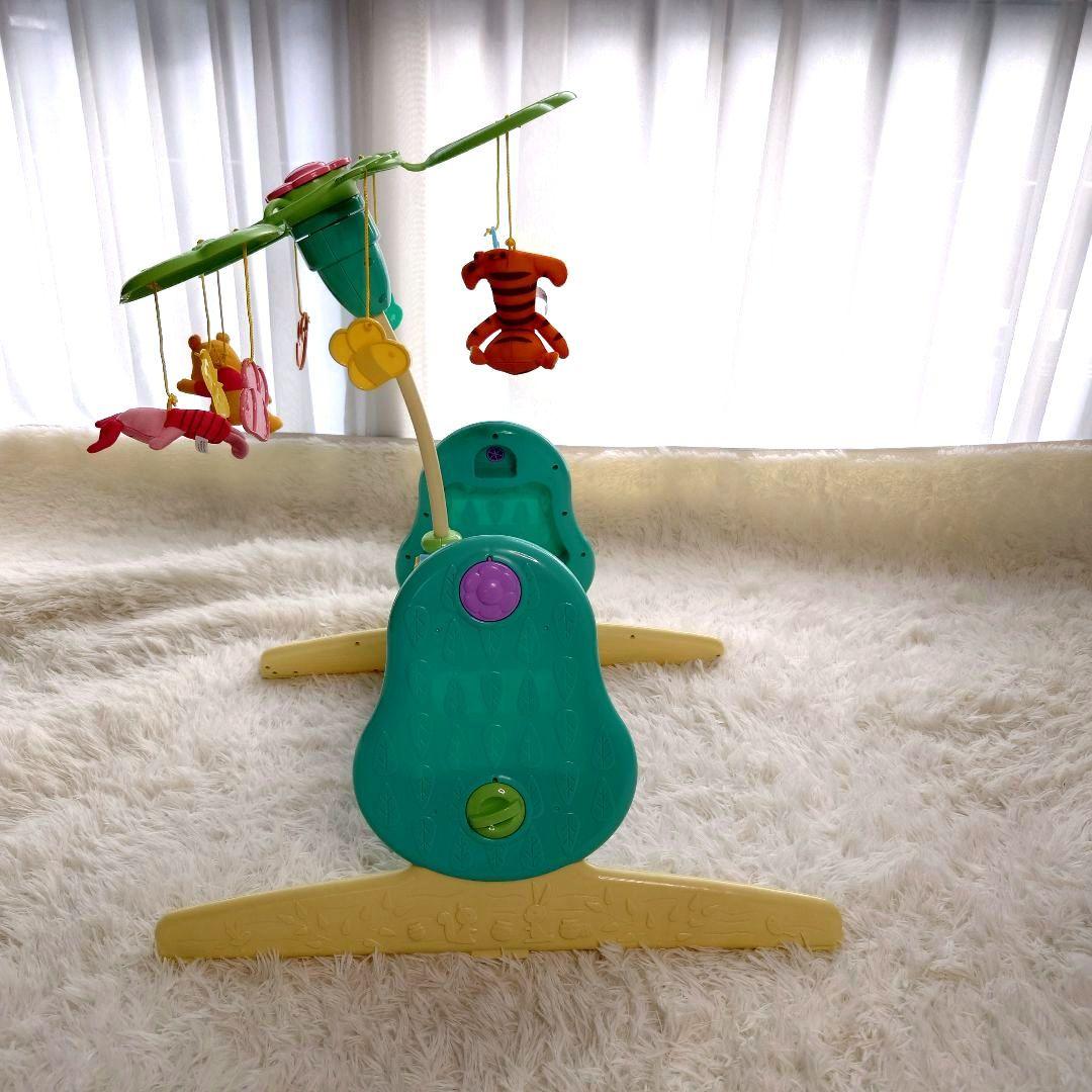 【極美品】くまのプーさん　えらべる回転 6WAYジムにへんしんメリー　プーメリー