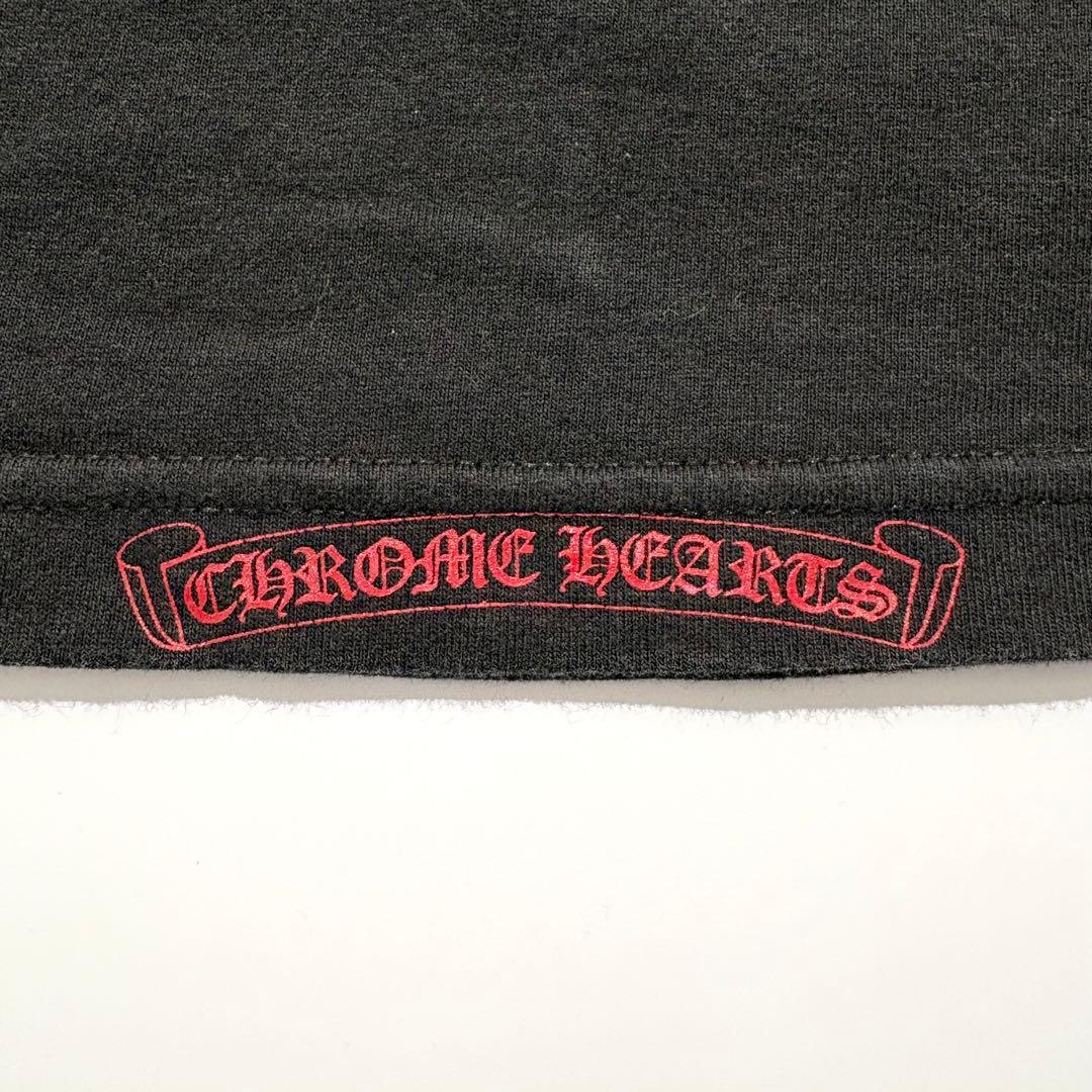 CHROME HEARTS Tシャツ サイドロゴ ヴィンテージ ブラック L