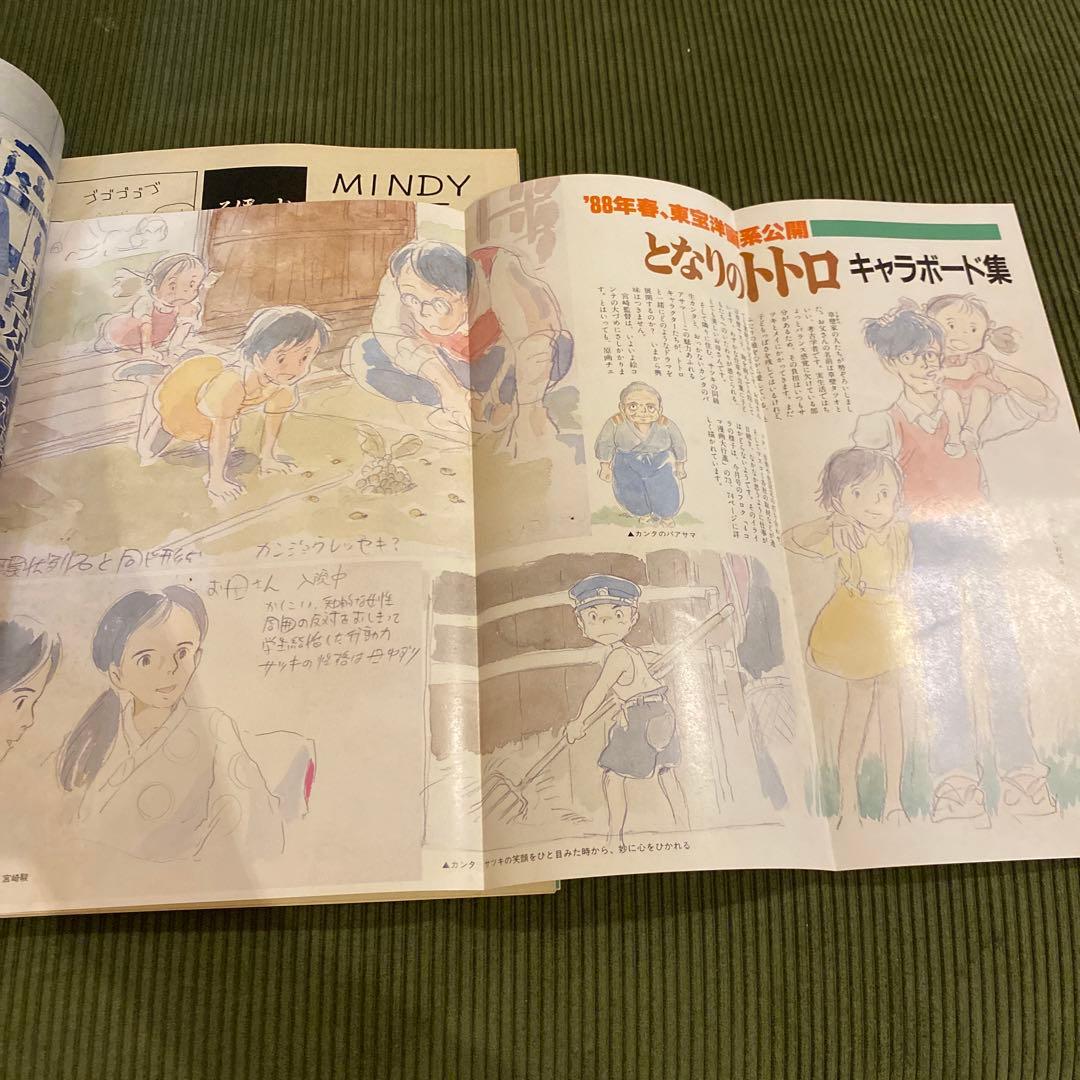 アニメージュ1987年10月号　逆襲のシャア・となりのトトロ・天空の城ラピュタ