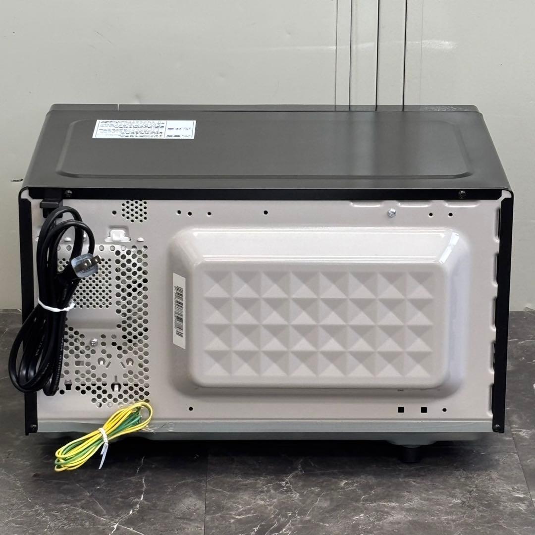◯送料込！2022年製 ニトリ 18L フラット電子レンジ EM-520X_BK