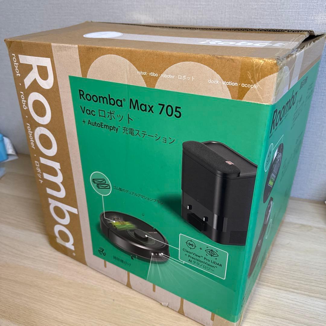 RoombaMax 705 Vacロボット+AutoEmpty™充電ステーション