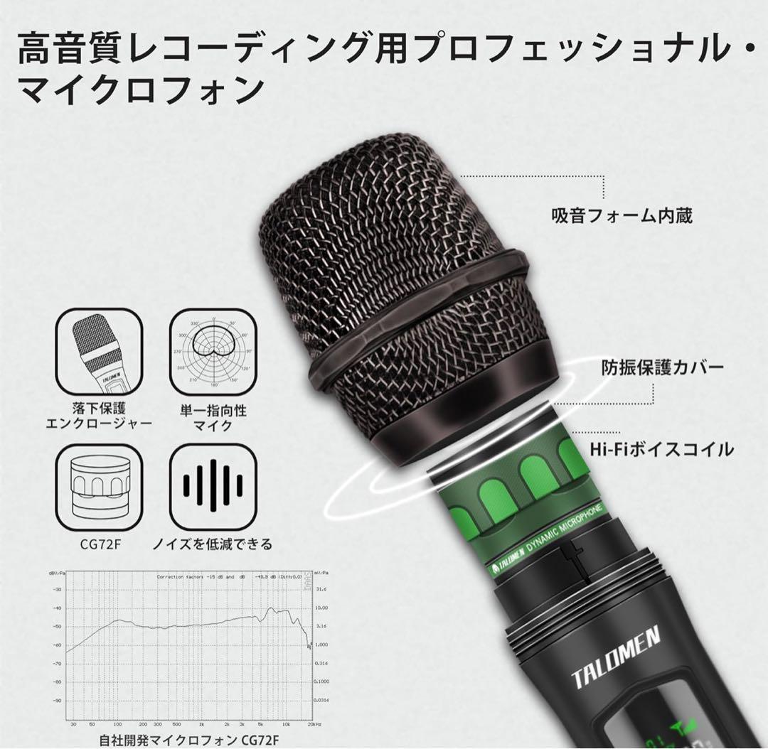 ワイヤレスマイク　4本セット