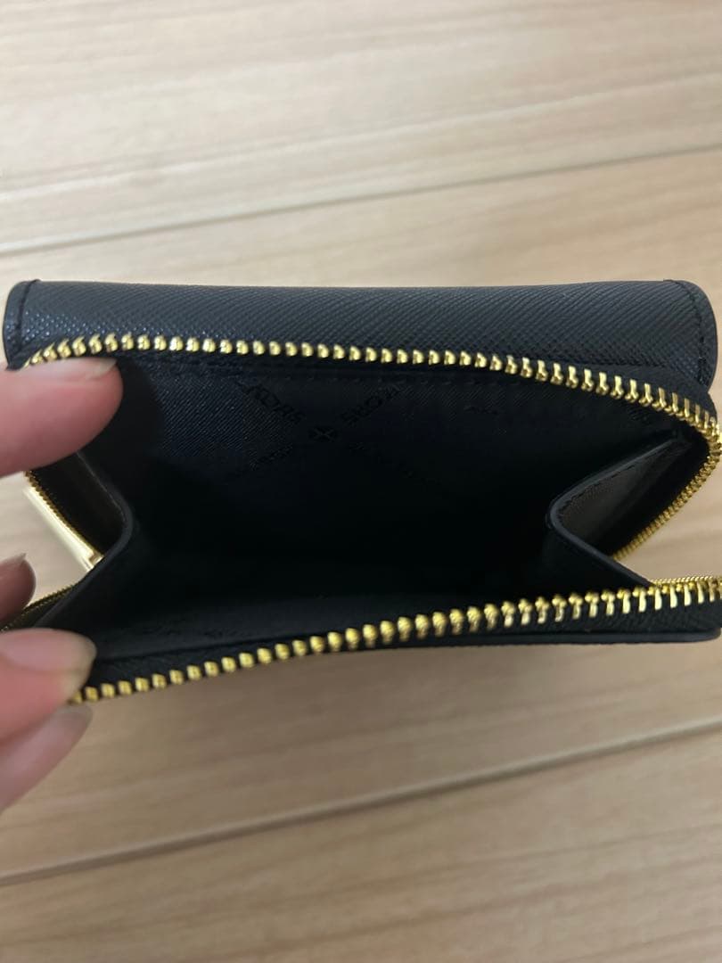 MICHAEL KORS ブラック 三つ折り財布