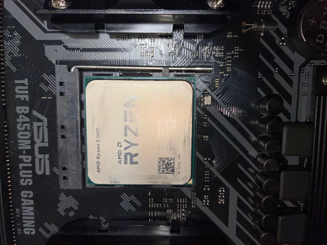 マザーボード Tuf B450M/ ryzen 5 1600/ sata 240gb