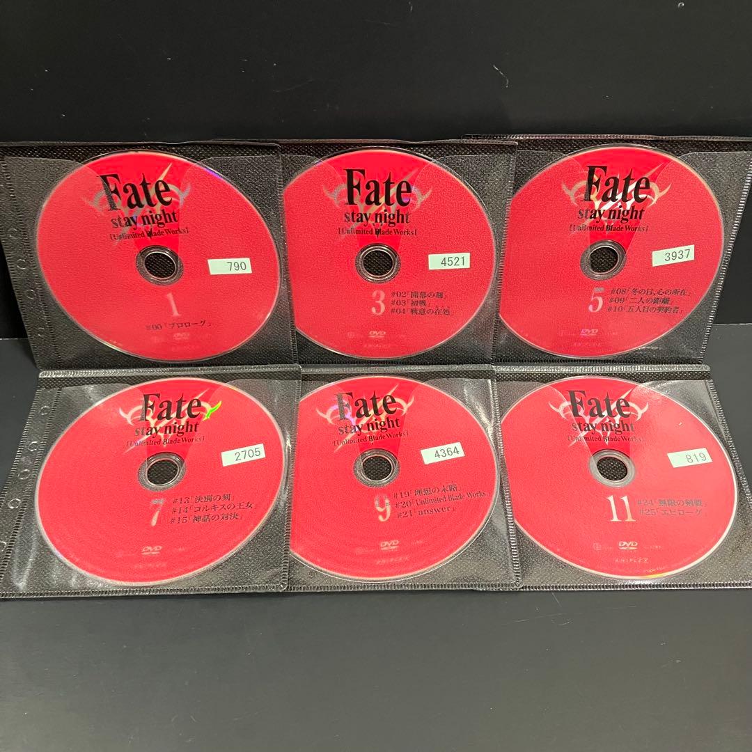 Fate stay night UBW レンタルDVD アニメ 全巻完結セット