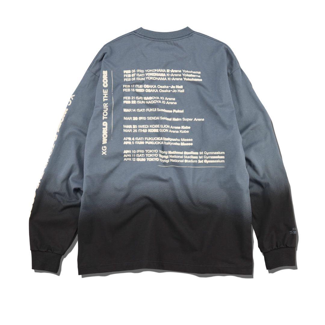 XG ロングスリーブTシャツ \"THE CORE\" / グレー