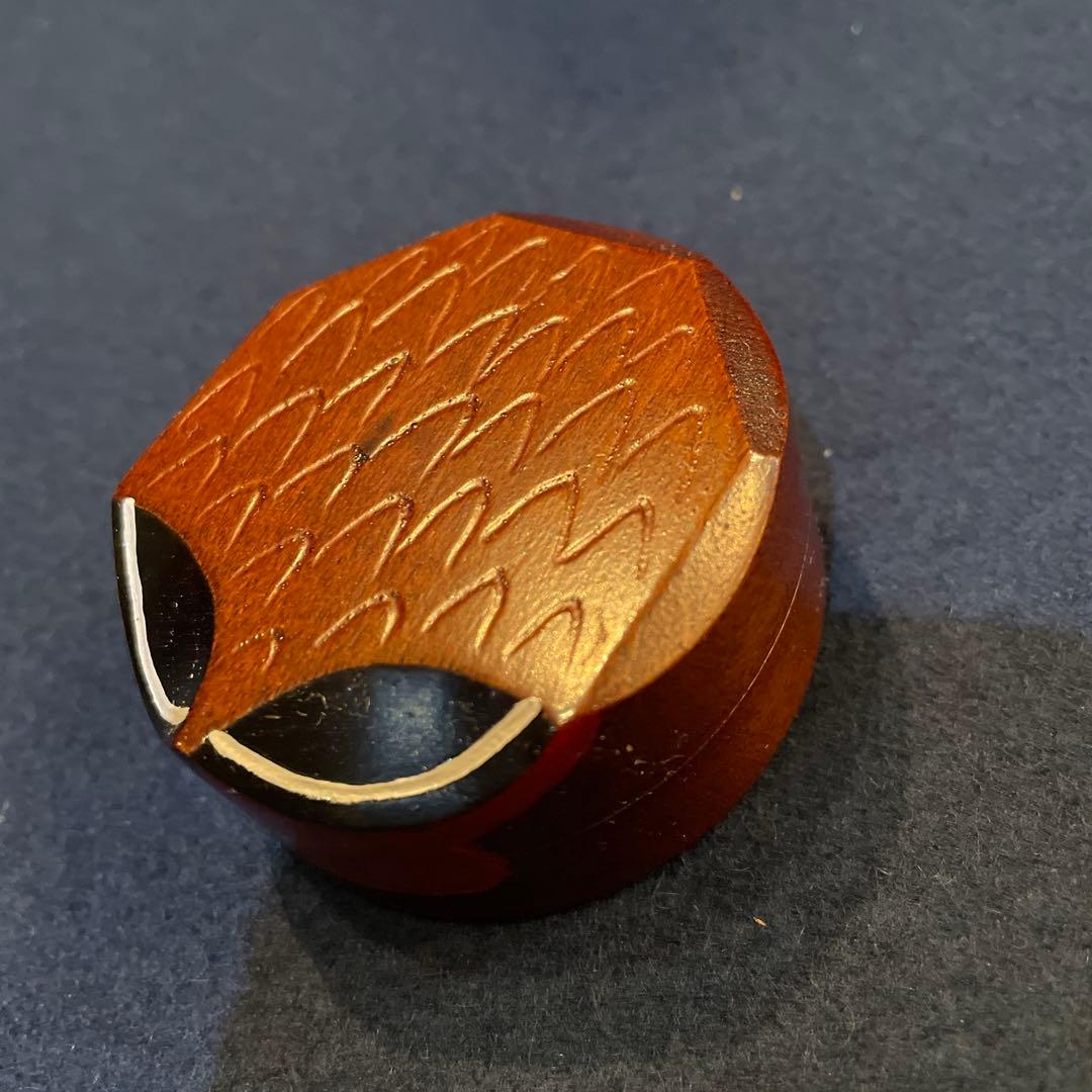 茶道具 (香合)『うそ鳥 香合』 表千家 「福岡県 献茶奉賛会」※美品