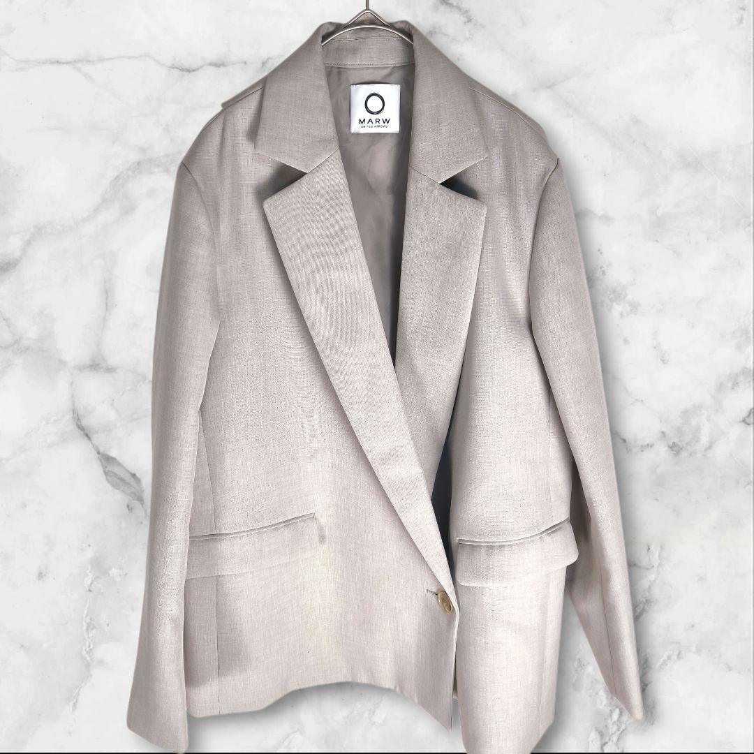 【美品】MARW UNITED ARROWS バック アシンメトリー ジャケット
