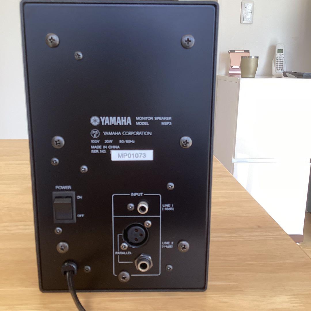 配信機器・PA機器・レコーディング機器 YAMAHA monitor speaker msp3