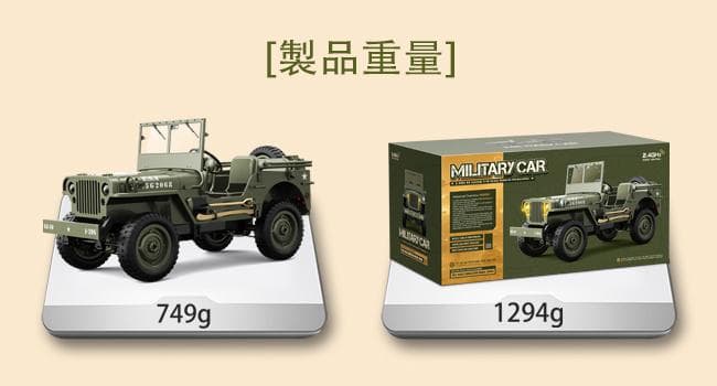 軍用 ラジコンカー 子供向け 人気 1/10 大型 オフロード ジープ 4WD