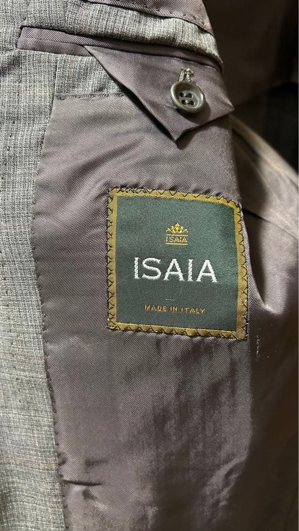 ISAIA イサイア ビジネス テーラードジャケット　スーツ　セットアップ
