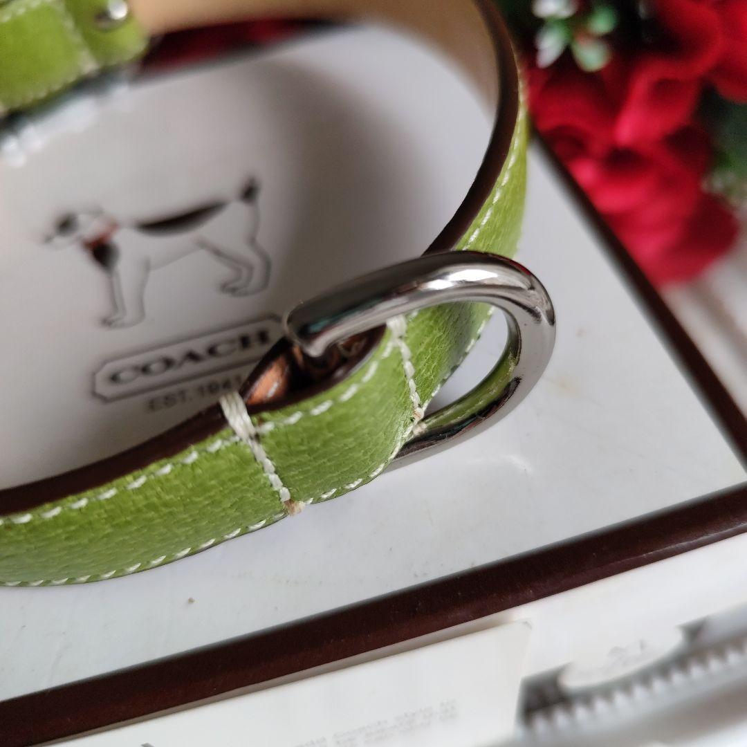 新品　未使用　コーチ　COACH　犬　首輪　М　中型犬　小型犬