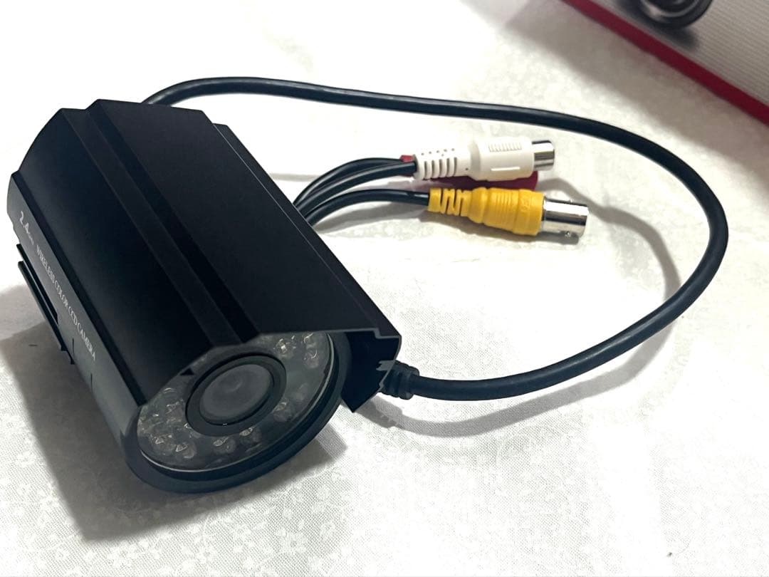 ワイヤレス防犯カメラ 3点セット モニター & 録画機付 配線不要 未使用