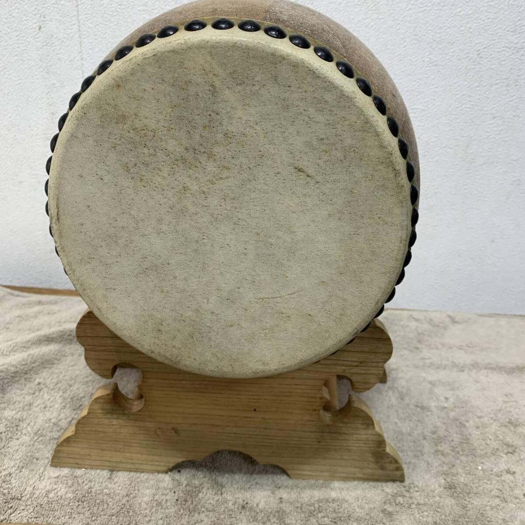 小さい太鼓 和太鼓 バチ付 縁起もの 祭り 祭 打楽器 和楽器 　XZ 3806