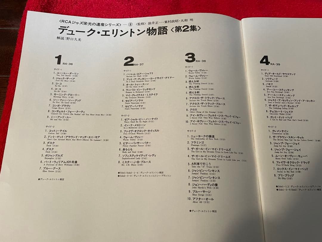 【廃盤】THE DUKE ELLINGTON STORY VOL.2