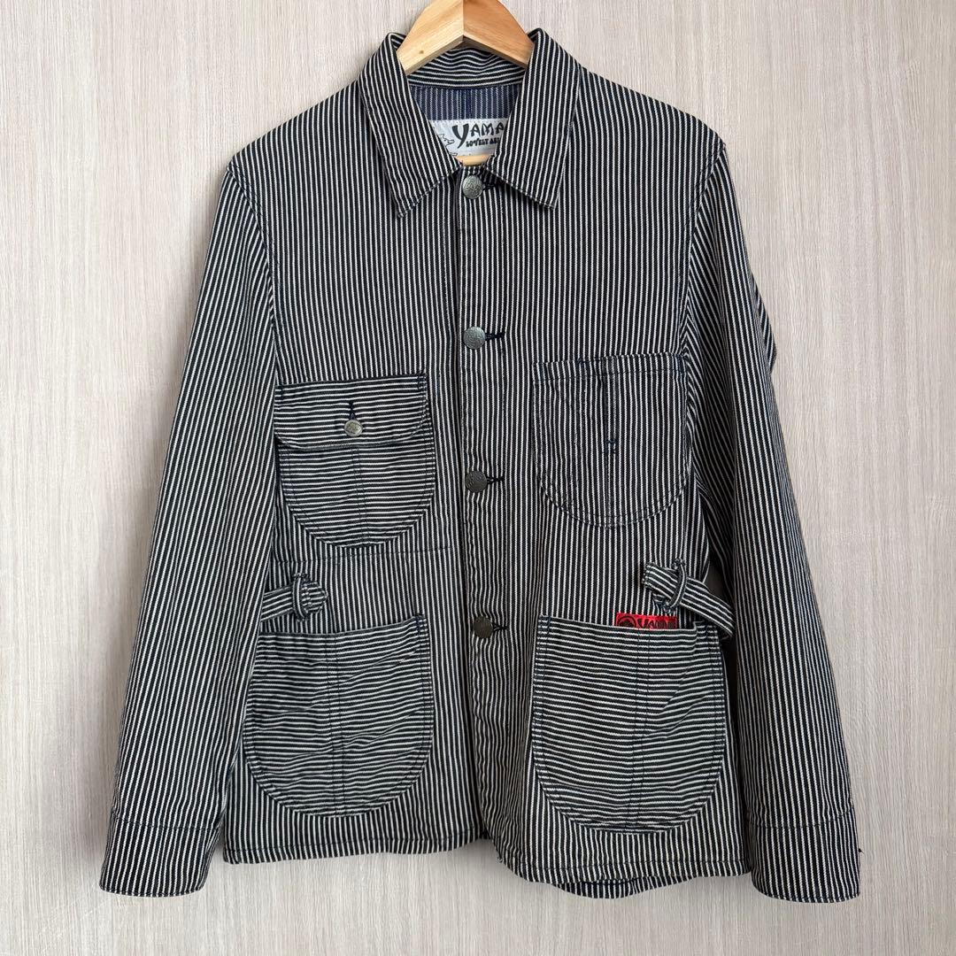 EVISU YAMANE エヴィス ヤマネ ヒッコリーストライプ カバーオール