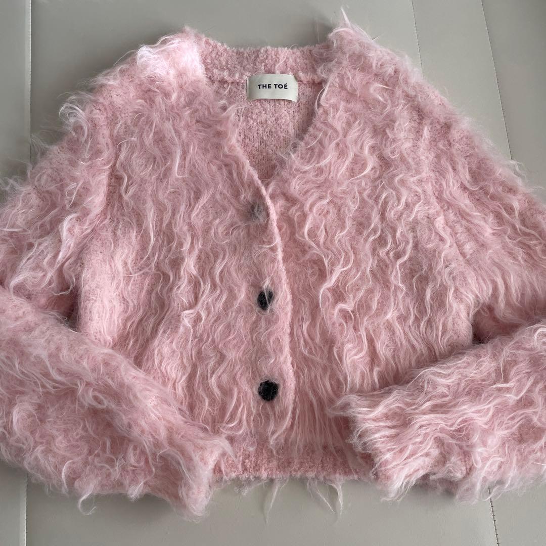 トップス THE TOE Westminster Shaggy Cardigan S
