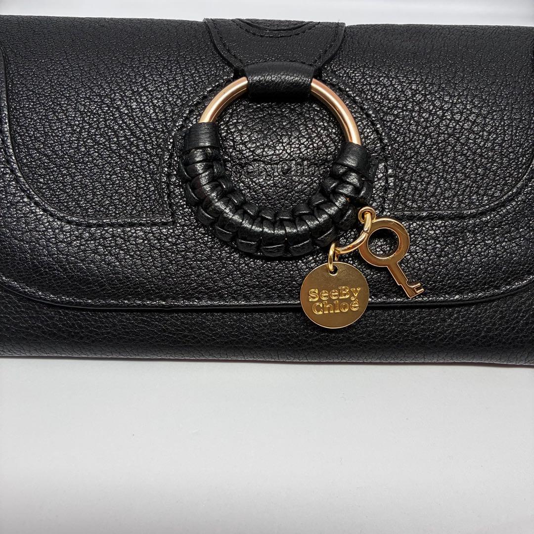 【美品】See by Chloé クロエ　長財布　シーバイクロエ　HANA ハナ