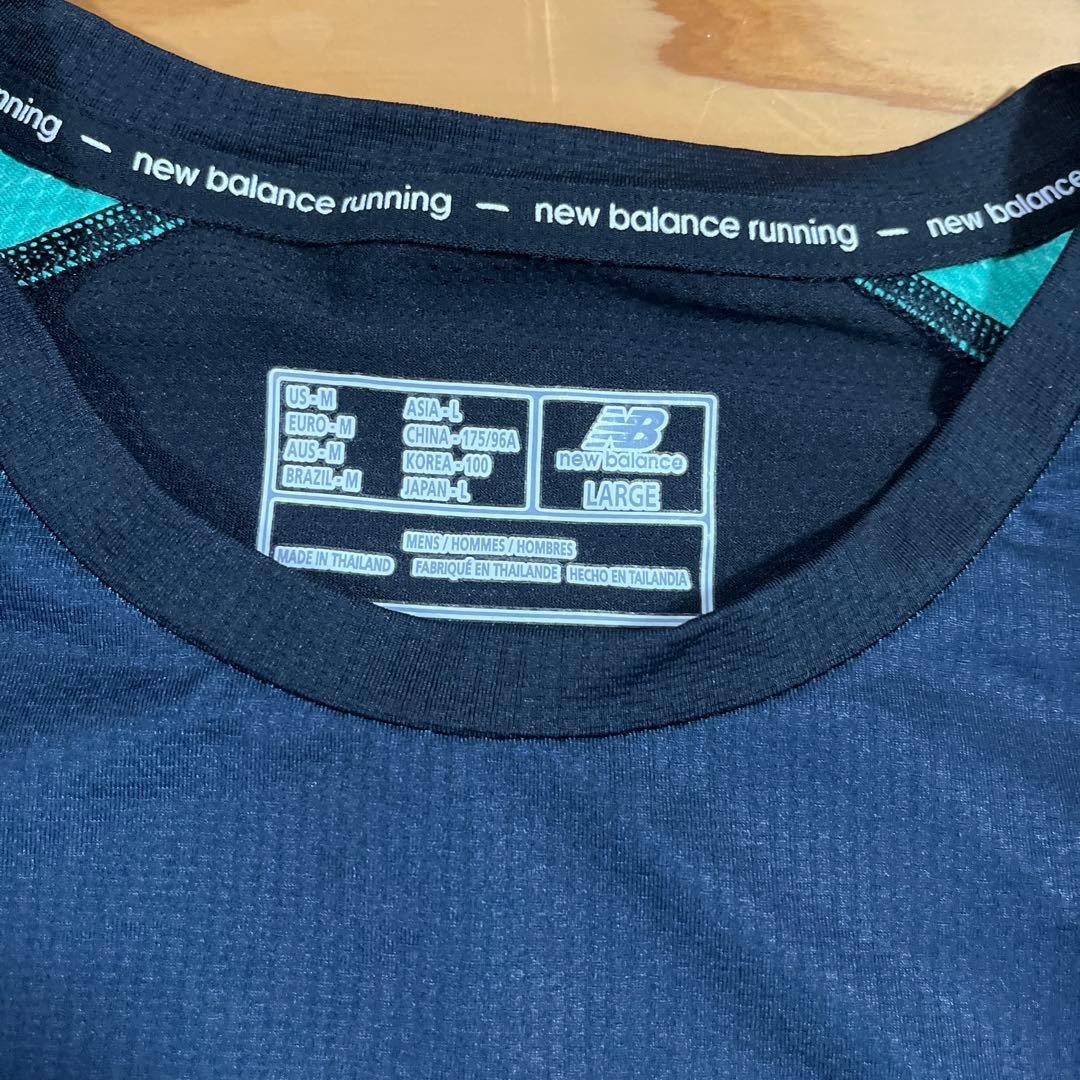 新品　ランニングウェア　newbalance ランシャツ