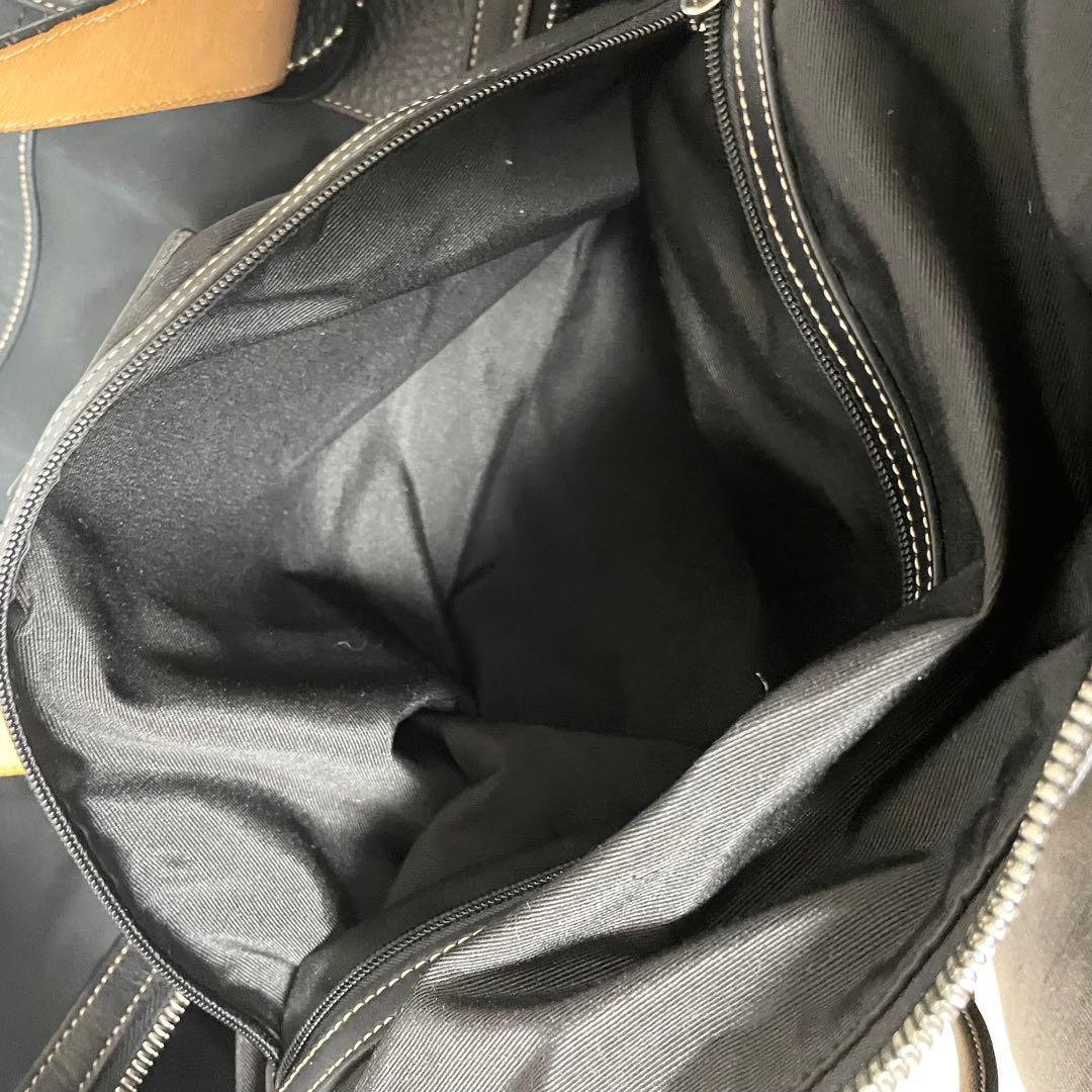 美品✨COACH ボストンバッグ 2way 南京錠 斜めがけ ナイロン 黒