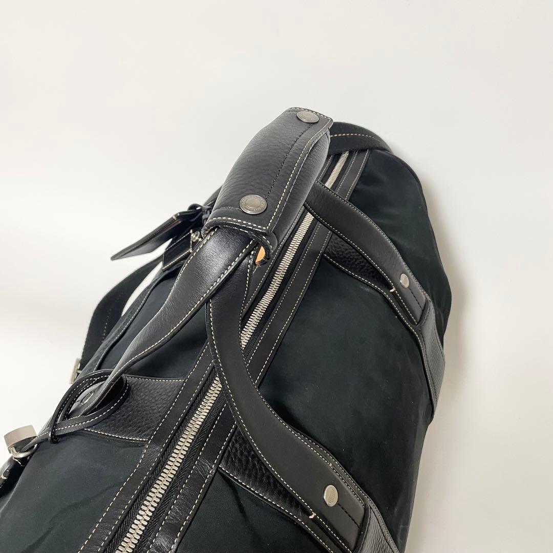 美品✨COACH ボストンバッグ 2way 南京錠 斜めがけ ナイロン 黒
